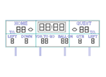 see blueprints Football Scoreboard w/ Football Indicator