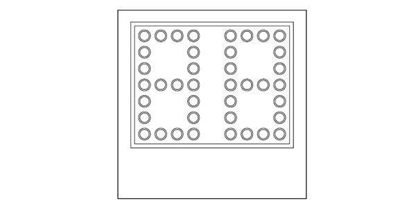 3'0" x 4'0" Football Scoreboard