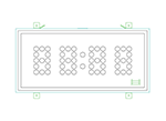 3'10" x 1'10" Basketball Game Time Indicator