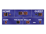 30'0" x 10'6" Football Scoreboard w/Football Indicators