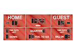 32'0" x 12'0" Football Scoreboard w/ Football Indicators &T.O.L. Digits