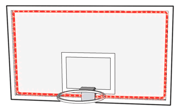 Various Sizes Backboard Light Strips