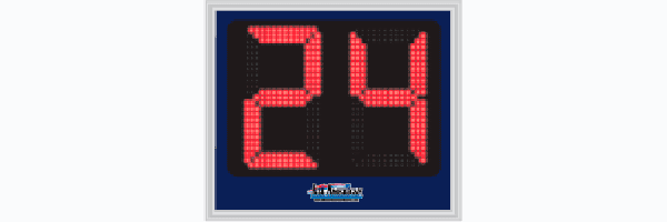 2'0" x 2'2" Shot Clock