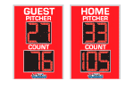 6'0" x4'0"  Pitch Count Baseball Scoreboard