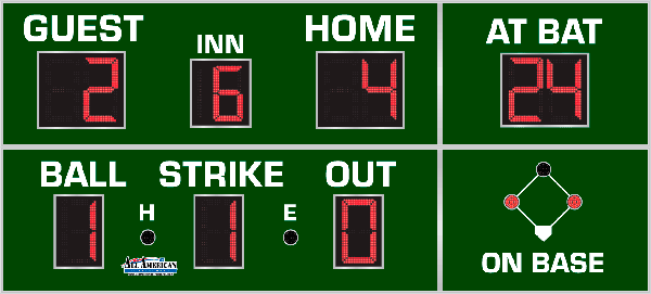 8'5" x 18'0" with Pitch Count