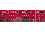 8'0"x28'0" Line Score Baseball Scoreboard w/ LED Team Names