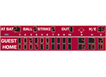 9'5" x 38'0" Line Score Baseball Scoreboard