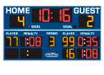 5'0" x 9'0" Hockey Scoreboard with Penalties