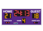 2'6"x6' Volleyball Scoreboard